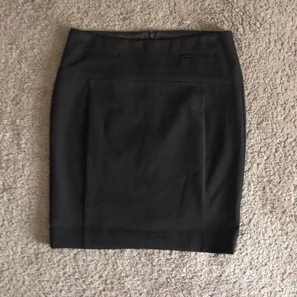 Dark brown pencil skirt